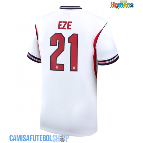 Camisa de time de futebol Inglaterra Eberechi Eze #21 Replicas 1º Equipamento Mundo 2026 Manga Curta